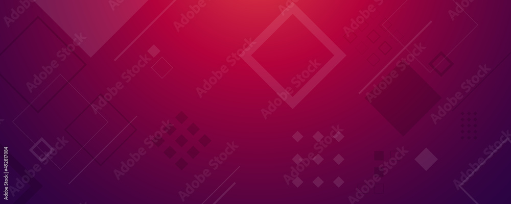 Red gradient geometric shape background Stock Vector | Adobe Stock