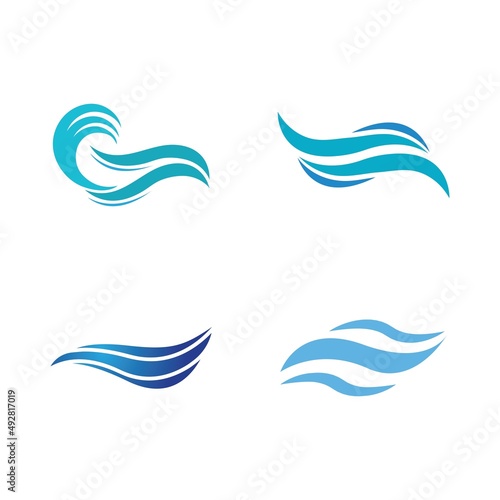 Wave beach vector illustration design © Jeffricandra30