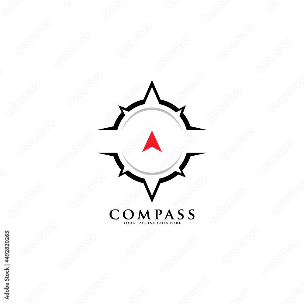 Creative Compass Concept Logo Design Template Creative Compass Concept Logo Design Template