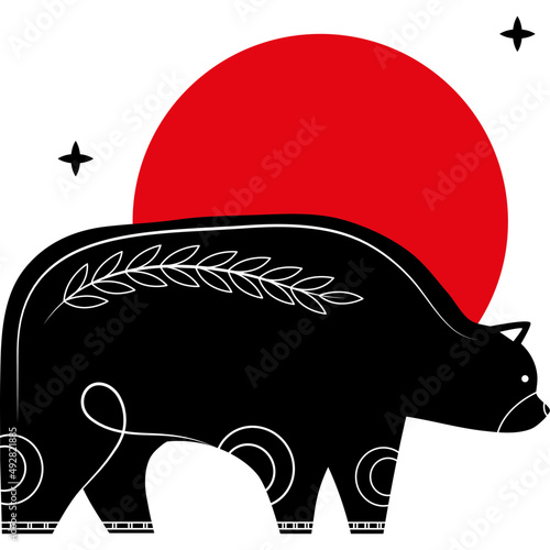 bear artistic illustration