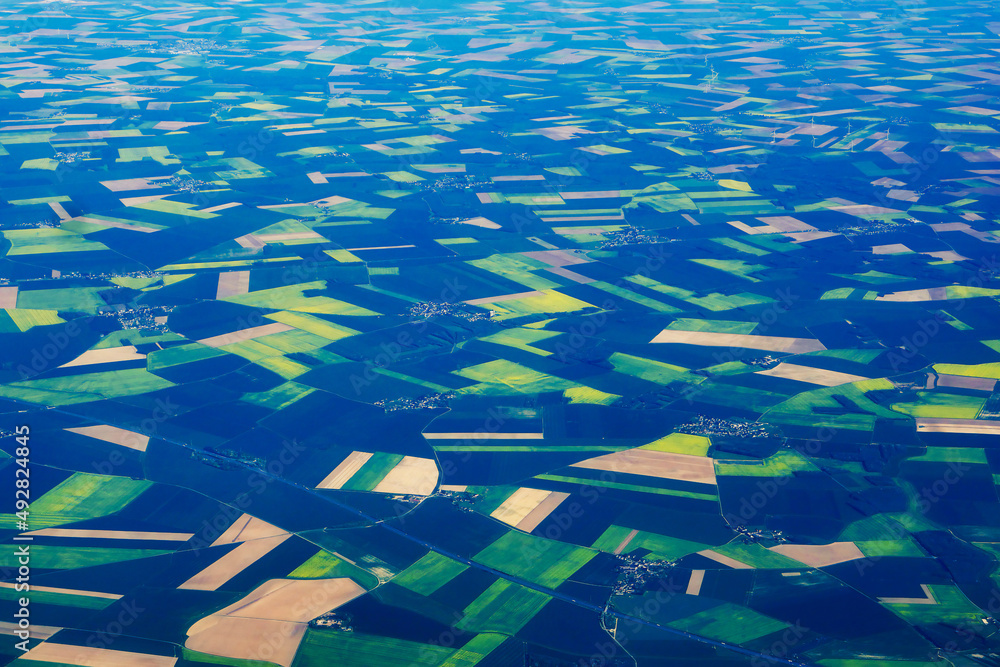 Obraz premium View of the sky from the plane/Vue du ciel depuis l'avion