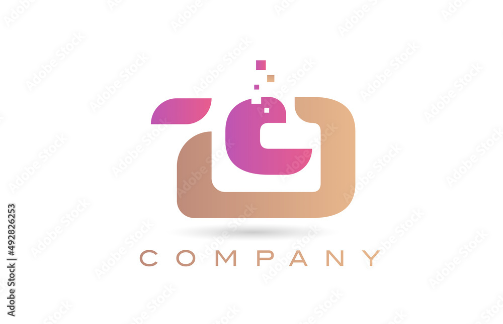 19 number icon logo for company and business with dots design. Creative template in purple and brown color 19 number icon logo for company and business with dots design. Creative template in purple and brown color