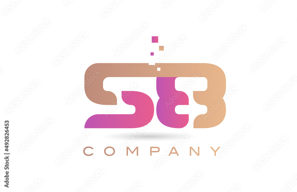 58 number icon logo for company and business with dots design. Creative template in purple and brown color 58 number icon logo for company and business with dots design. Creative template in purple and brown color