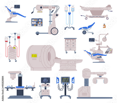 Medical Equipment and Diagnostic Device with Different Machine Vector Set