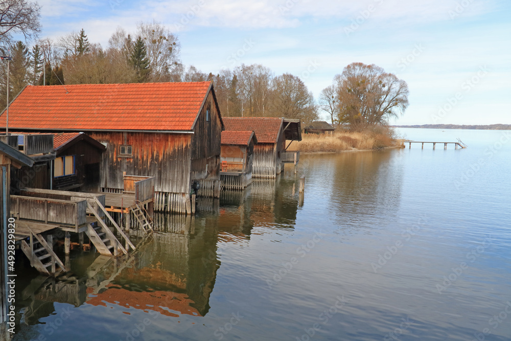 Obraz premium Bootshäuser