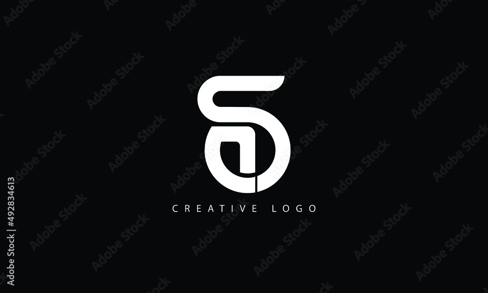 SD DS Abstract initial monogram letter alphabet logo design SD DS Abstract initial monogram letter alphabet logo design