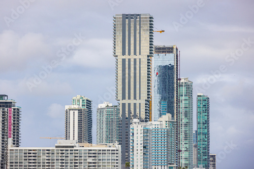 Modern office buildings in Downtown Miami - travel photography