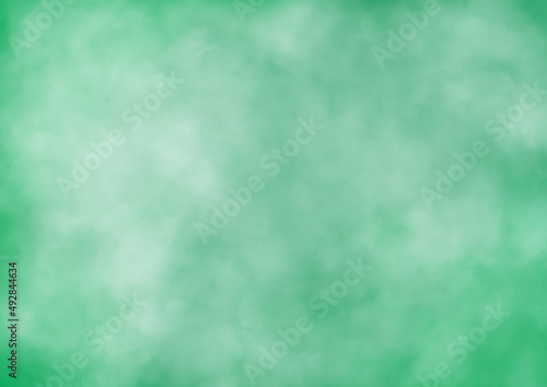 Abstract green cloud texture.
