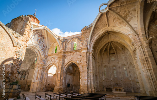 Interior views of the Monasterio de Piedra located near the municipality of Nuévalos.