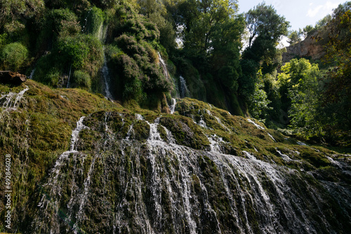Chorreaderos waterfall in the Monasterio de Piedra natural park.
