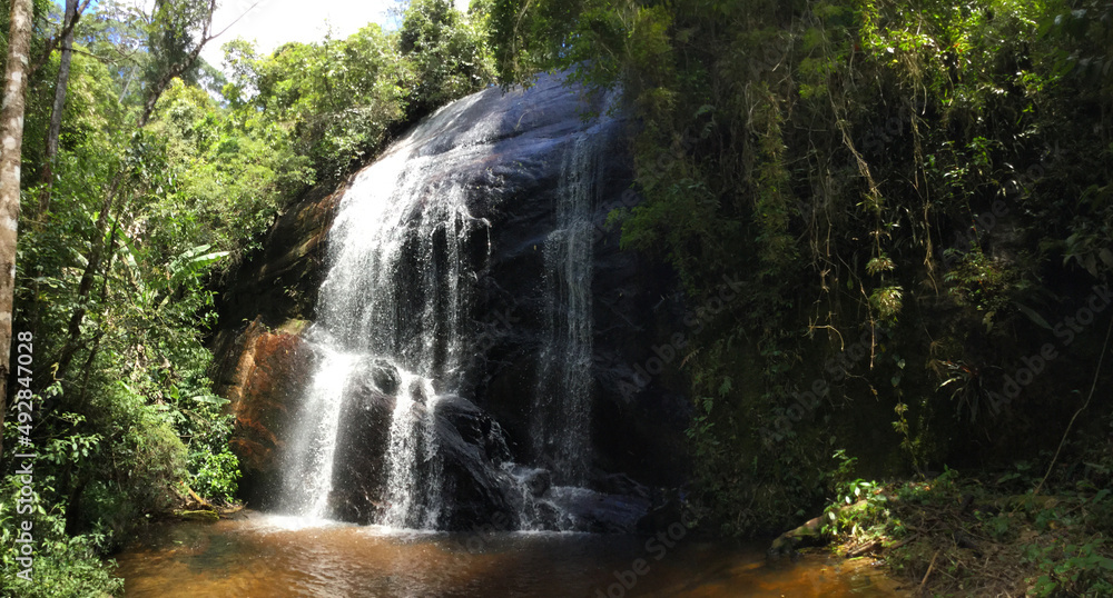 Fototapeta premium waterfall in the forest Brazil