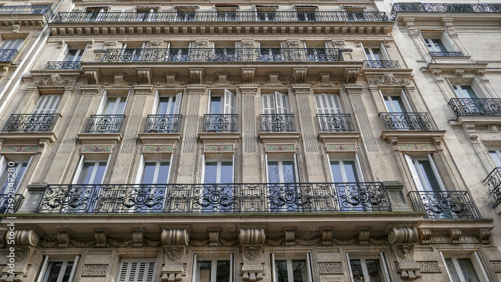 Magnificent architecture of Paris, France