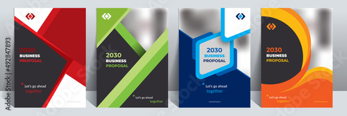 Proposal Catalog Cover Design Template is adept to the Multipurpose Project such as a brochure, annual report, flyer, poster, presentation, catalog, cover, booklet, website, magazine, portfolio, etc