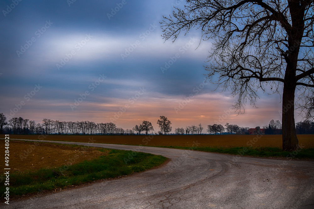 Fototapeta premium Pianura Padana - Alessandria