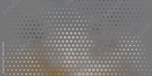 Light Orange vector background with spots.