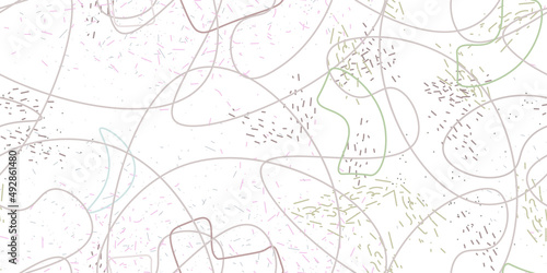 Wallpaper Mural Chaotic Simple Seamless Pattern Textile One Line Torontodigital.ca