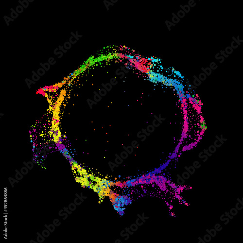 Bright abstract image in a ...