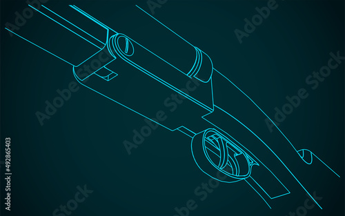 Shotgun trigger close up