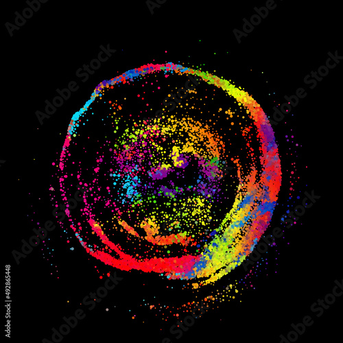 Bright abstract image in a ...