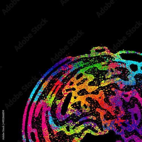 Bright abstract image in a ...