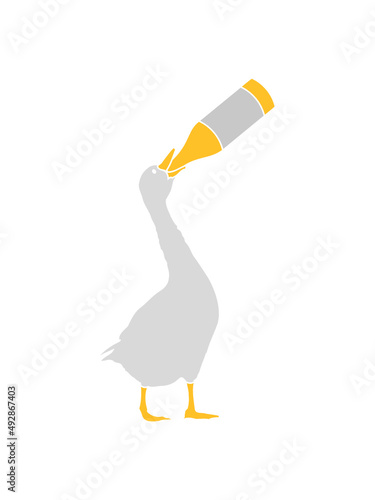 Gans Alkohol Party 