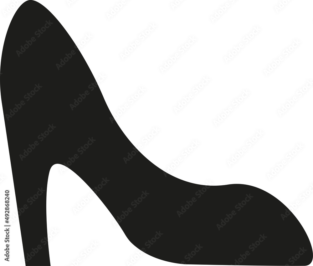 High heels lady shoe icon. Footwear signs and symbols. High heels lady shoe icon. Footwear signs and symbols.