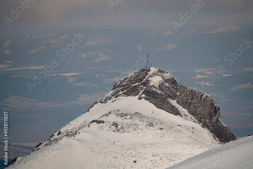 Polish Mountains Zakopane View of the Giewont Mountain 