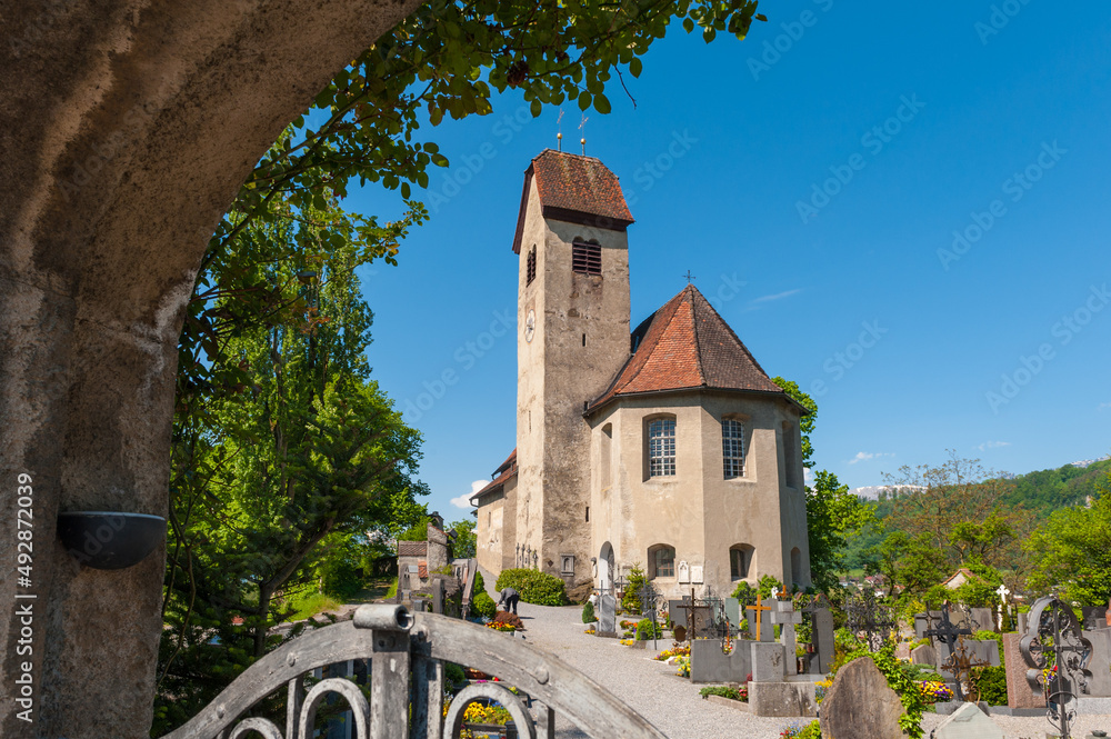 Church St. Michael in Tisis, City of Felkirch, State of Vorarlberg, Austria