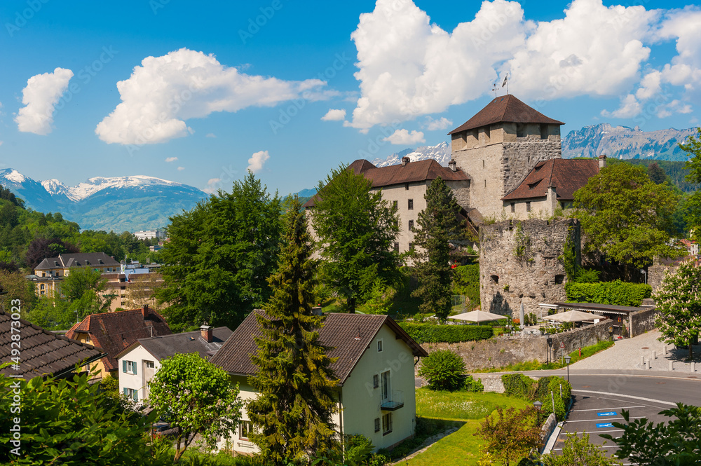 Castle Schattenburg, City of Feldkirch, State of Vorarlberg, Austria