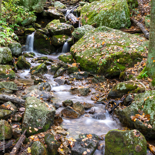Small Water Fall on Blue Ridge Parkway