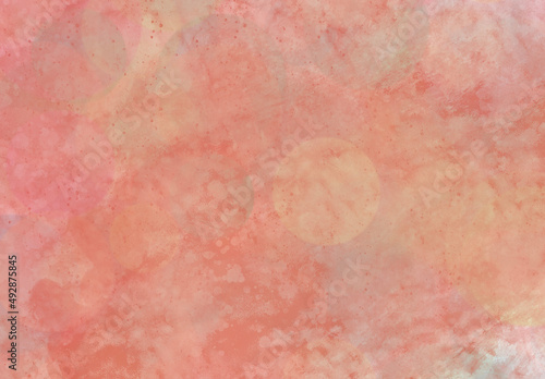 Background design made with dry paint. Background on red colors.