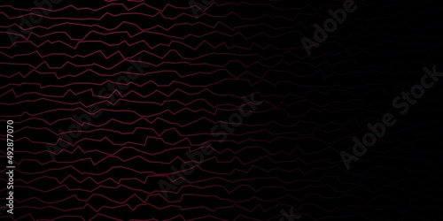 Dark Pink vector layout with circular arc.