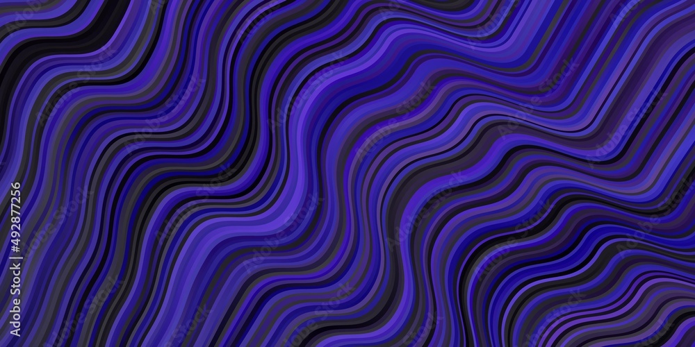 Dark Purple vector backdrop with circular arc.