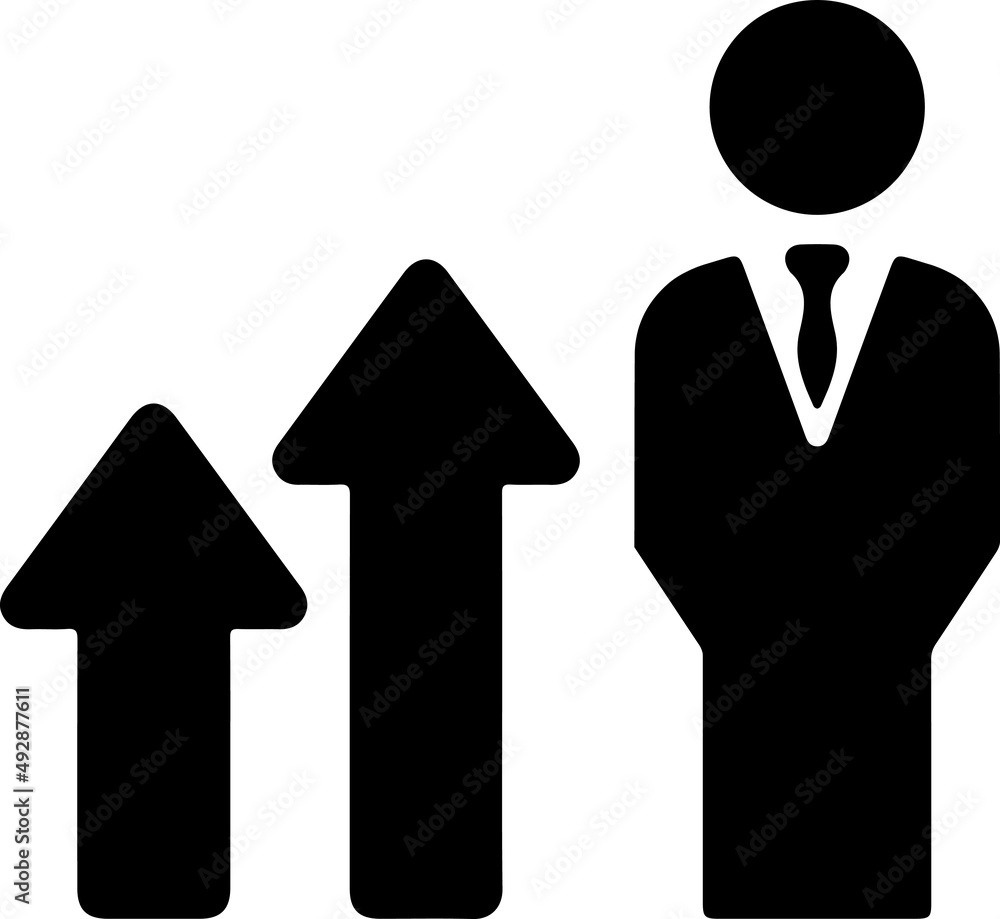 the person with an arrow. businessman with arrow the person with an arrow. businessman with arrow