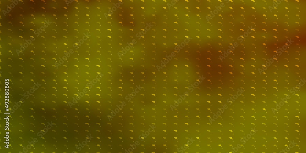 Light Green, Yellow vector pattern in square style.