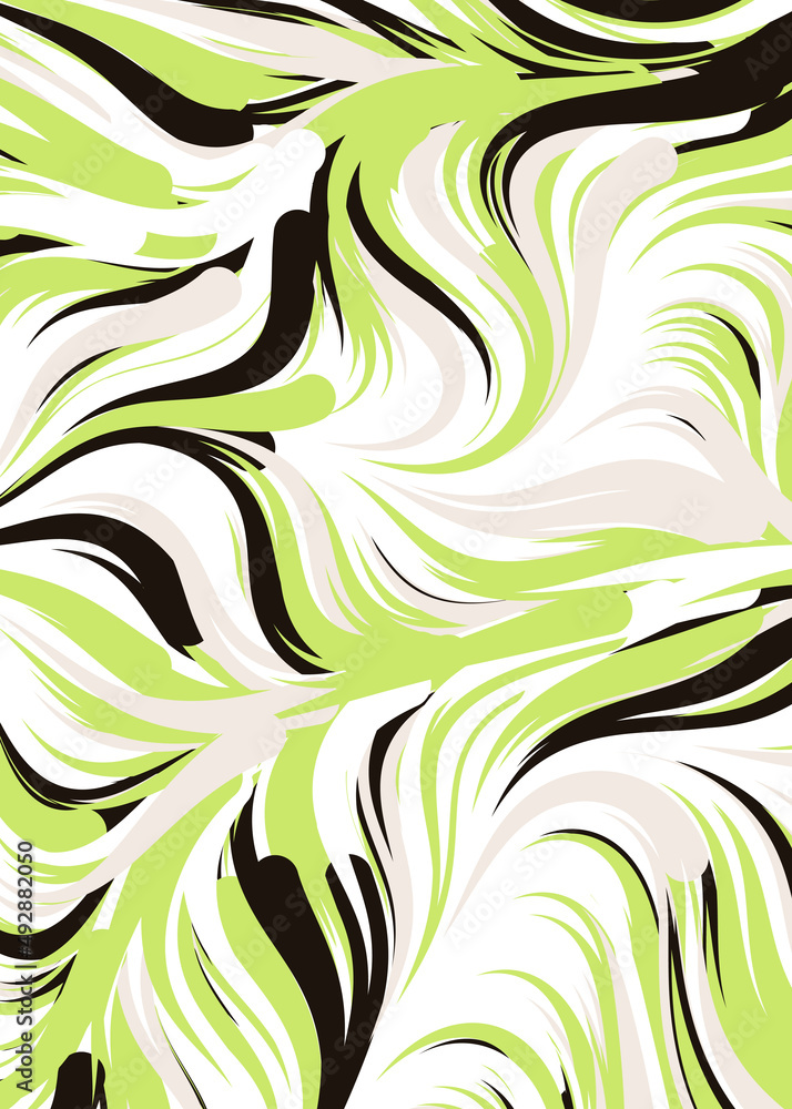 Fototapeta premium Abstract Perlin Noise Geometric Pattern generative computational art illustration