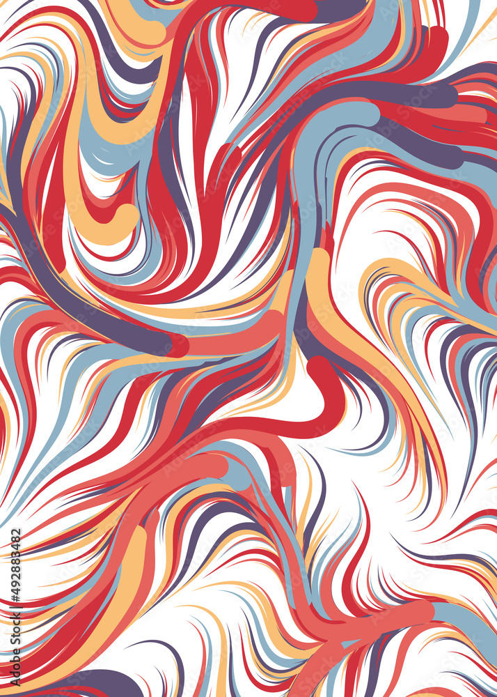 Obraz premium Abstract Perlin Noise Geometric Pattern generative computational art illustration