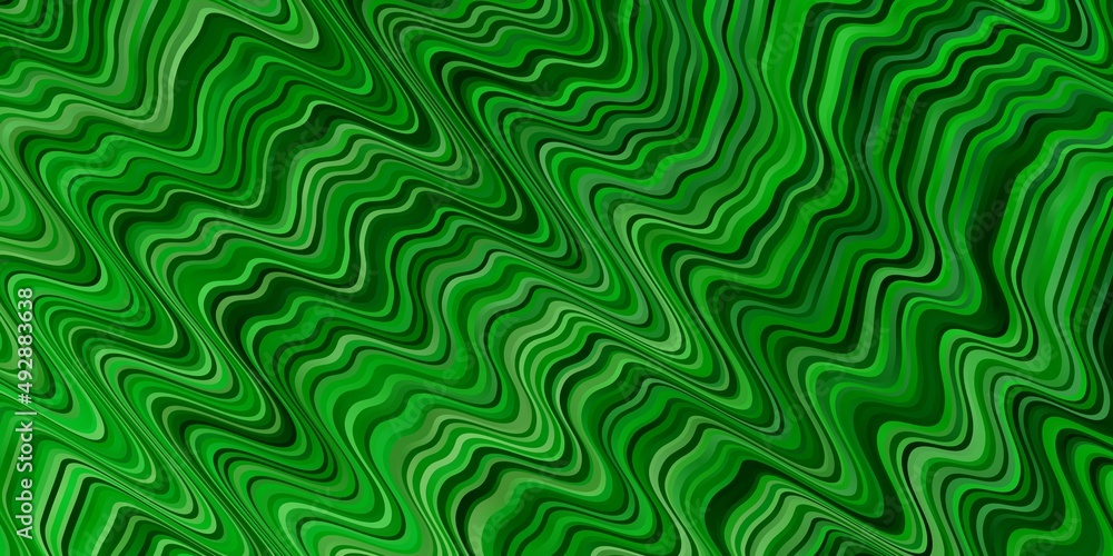 Light Green vector background with wry lines.