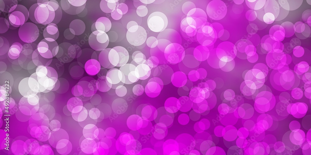 Light Purple vector layout with circle shapes. Light Purple vector layout with circle shapes.