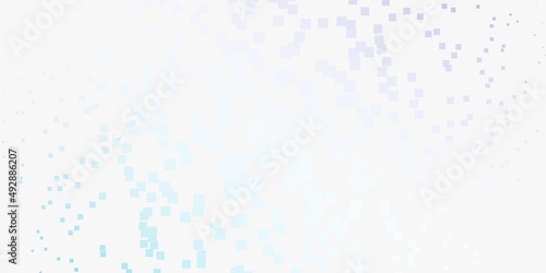 Light Pink  Blue vector pattern in square style.