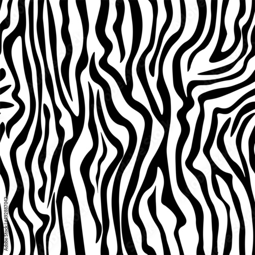 Abstract seamless vector pattern of zebra skin.Abstract print from the skin of wild animals. For print  web  home decor  fashion  surface  graphic design