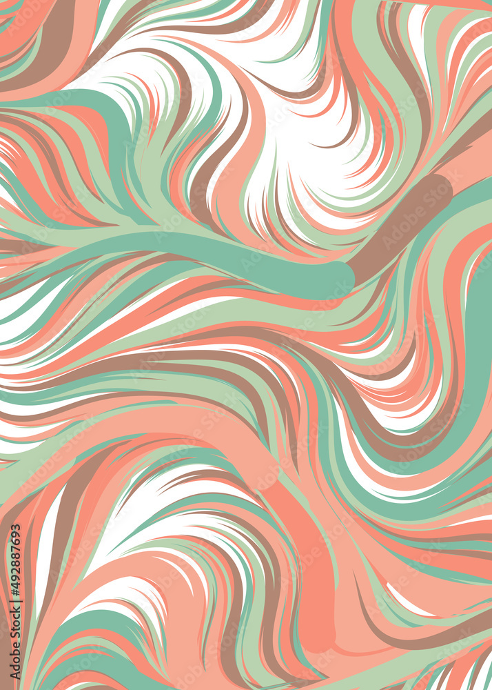 Obraz premium Abstract Perlin Noise Geometric Pattern generative computational art illustration