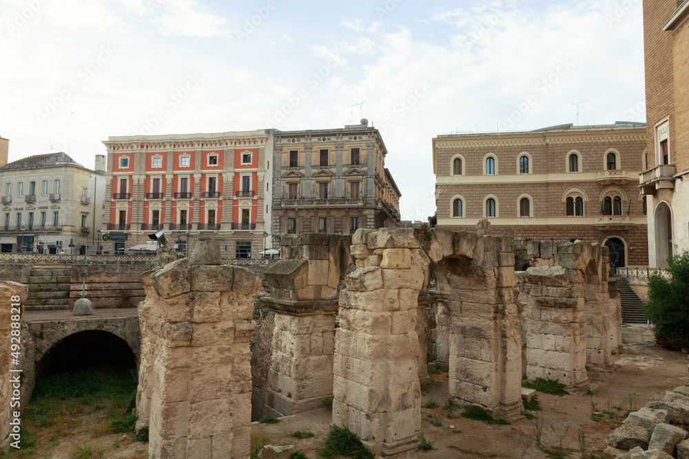 Fototapeta premium Lecce Italy tourist attractions