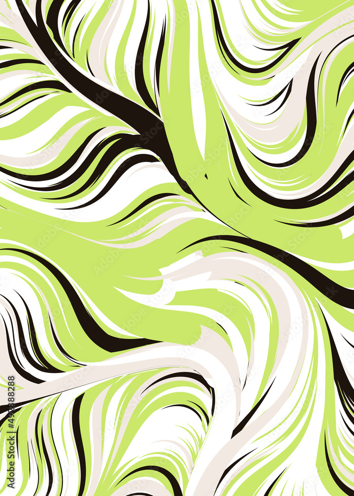 Fototapeta premium Abstract Perlin Noise Geometric Pattern generative computational art illustration
