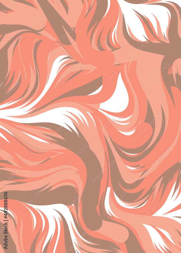 Fototapeta premium Abstract Perlin Noise Geometric Pattern generative computational art illustration