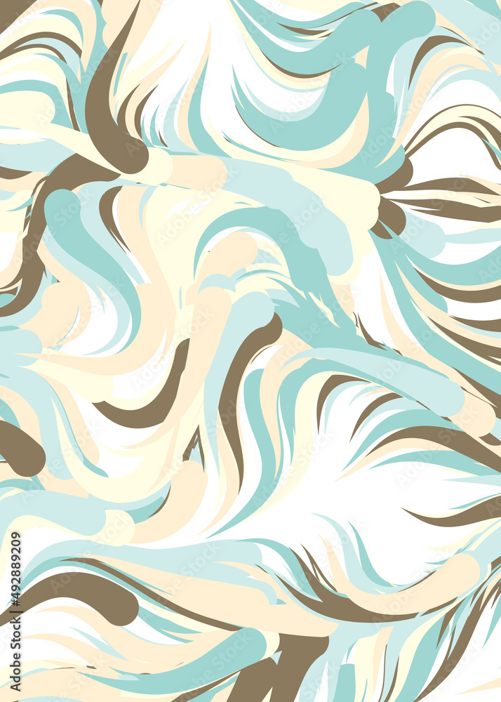 Fototapeta premium Abstract Perlin Noise Geometric Pattern generative computational art illustration