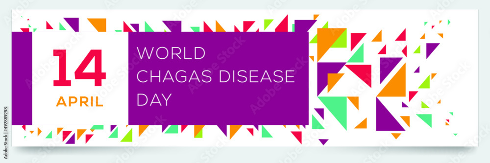
Creative design for (World Chagas Disease Day), 14 April, Vector illustration.