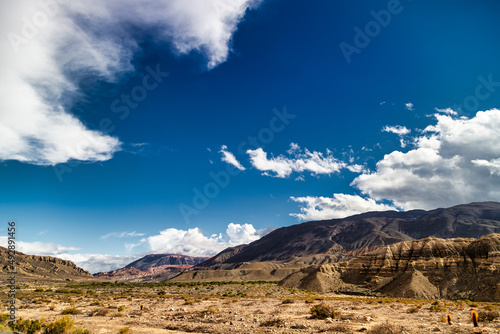 Dry valley in Gobernador Manuel Sola, Salta, Argentina