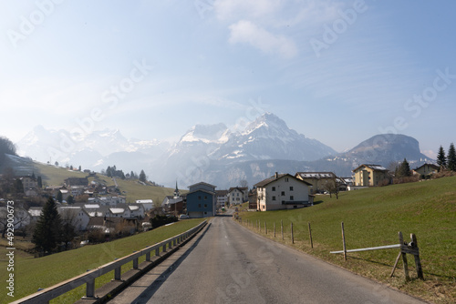 Muotathal is synonymous with nature, pristine authenticity and tradition. The region is home to unique natural treasures such as the Hölloch cave system, the virgin spruce forest. Stoos, Schwyz photo