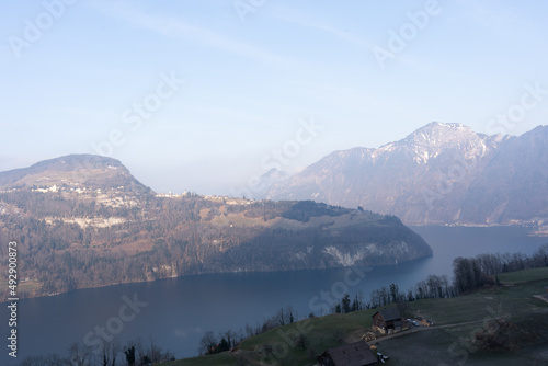 Muotathal is synonymous with nature, pristine authenticity and tradition. The region is home to unique natural treasures such as the Hölloch cave system, the virgin spruce forest. Stoos, Schwyz photo